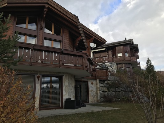 Domaine des Alpes : Immeuble et chalets à Anzère