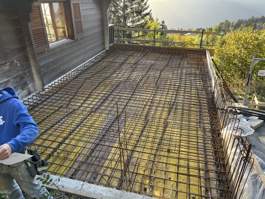 Agrandissement d'un chalet à Bluche