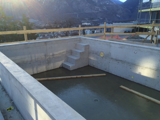 Villa familiale avec piscine à débordement à Sierre