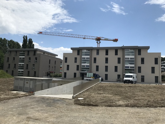 Immeubles d'habitation A et B et parking souterrain à Chavannes-près-Renens