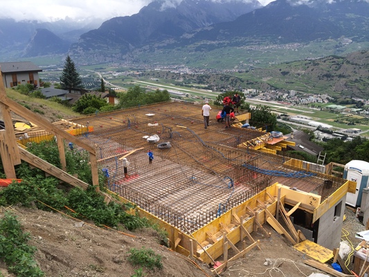 Habitations en terrasses à Salins