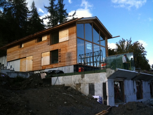 Chalets résidentiels et parking souterrain à Haute-Nendaz