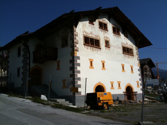 Transformation de la Maison Peinte à Botyre/Ayent